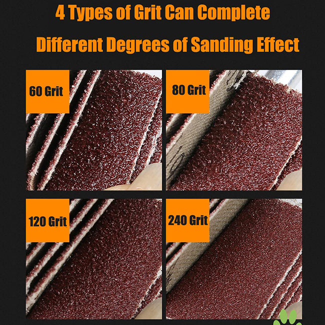 60/80/120/240 グリット 磨き用 アルミ酸化 7