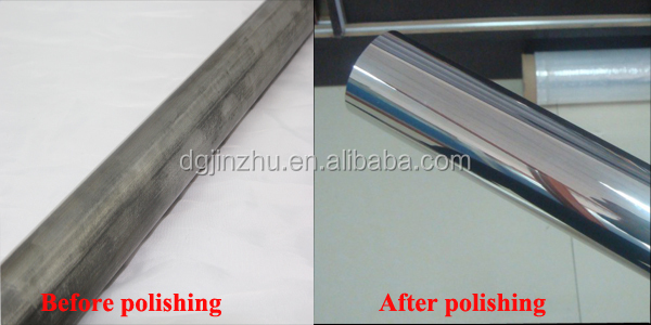 8k ミラーヘアライン ワイヤ描画 仕上げ 表面仕上げのための自動金属パイプ /チューブスクエア /ラウンドポーリングマシン 9