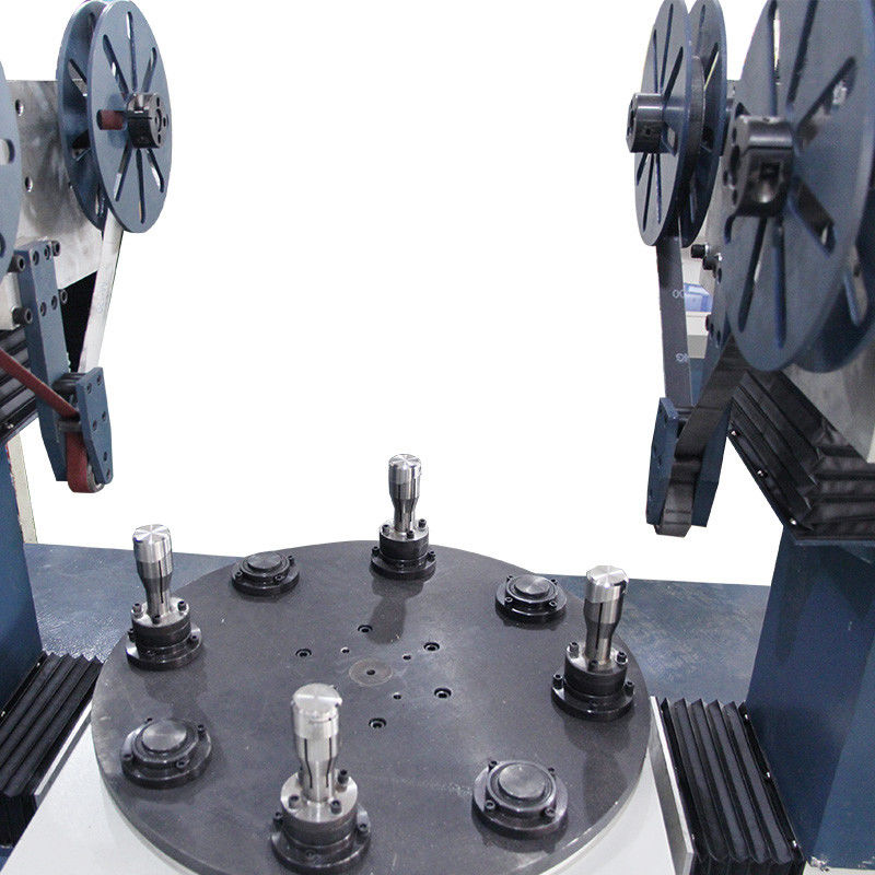 No.4 外蓋 金属産業用ダブルヘッド サンディング ディスク 磨き機 ワイヤ 引出機 鋼鉄ワイヤ